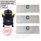 9 Saco Descartável Para Aspirador De Pó Lavor Vac 14