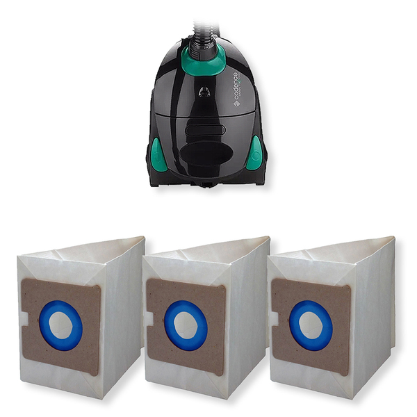 9 Sacos Descartáveis Para Aspirador De Pó Cadence Mantix