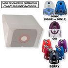 9 Sacos Refil Coletor De Papel Descartável Para Aspirador Ele