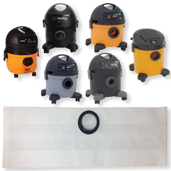 9 Sacos Refil Coletor Papel Descartável P/ Aspirador Lavor Al