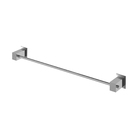 Porta Toalha Banho Barra 54,1cm Metal Prata Brilhante Bella Fani