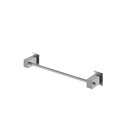 Porta Toalha Banho Barra 36,1cm Metal Prata Brilhante Bella Fani