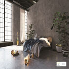 [16m²] Papel De Parede Cimento Queimado Escuro - Pp441-1 Rolo