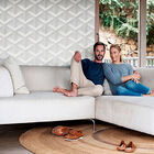 [16m²] Papel De Parede Geométrico Marvel Stone - Pp187-1 Rolo