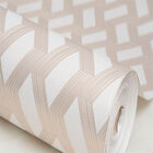 [16m²] Papel De Parede Geométrico Metalizado - Pp318 Rolo De