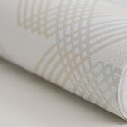 [16m²] Papel De Parede Geométrico Metalizado - Pp343 Rolo De