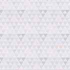 [16m²] Papel De Parede Geométrico Triângulos - Pp341-1 Rolo D