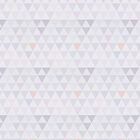 [16m²] Papel De Parede Geométrico Triângulos - Pp341-1 Rolo D