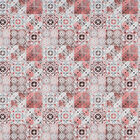 [5m²] Papel De Parade Azulejo Português Rosa - Pp397-2 Rolo D