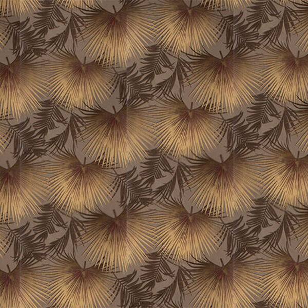 [5m²] Papel De Parede Folhas Tropicais - Pp404 Rolo De 5m2