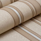 [5m²] Papel De Parede Listrado Metalizado - Pp374 Rolo De 5m2