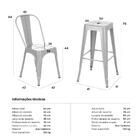 [encerrado] Kit 6 Cadeiras + 4 Banquetas Altas Industrial Lof