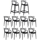 [encerrado] Kit 8 Cadeiras + 2 Banquetas Médias Masters Alleg