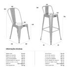 [encerrado] Kit 8 Cadeiras + 4 Banquetas Altas Com Encosto In