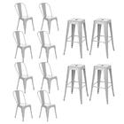 [encerrado] Kit 8 Cadeiras + 4 Banquetas Altas Industrial Lof