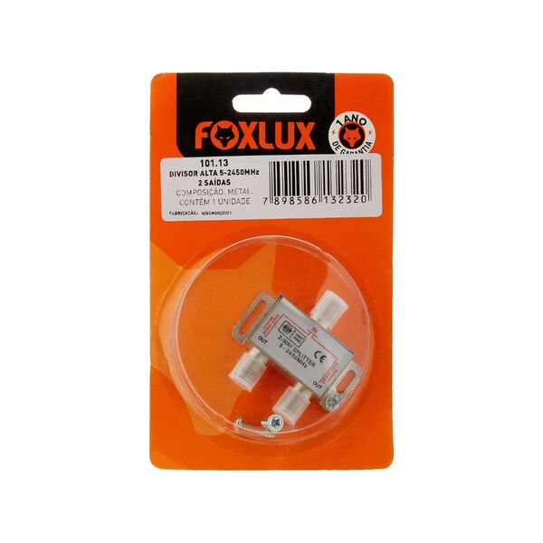 [inativo] Divisor Cabo Alta 2 Saidas 5-2450mhz Foxlux