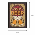 Quad 27X37 Cold Beer Prt
