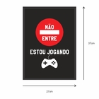  Quad 27X37 Não Entre Prt