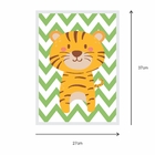  Quad 27X37 Tiger Color