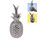 Abacaxi Decorativo De Ceramica Prateado - Enfeite