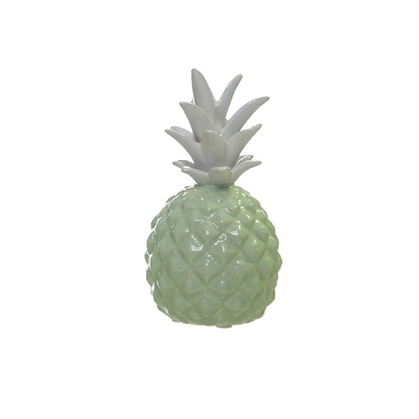 Abacaxi Decorativo Em Cerâmica - Imporcelos