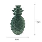 Abacaxi Dynasty Decorativo Em Vidro C/luz Interna Cor Verde