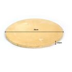 Abafador De Inox 45cm + Pedra Refratária 36cm Churrasqueira