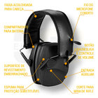 Abafador Eletrônico De Ruído 82db Protetor Auricular Eloo