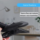 Abajour 1xe27 Estudante C/clip Em Plastico Br E Braço Movel P