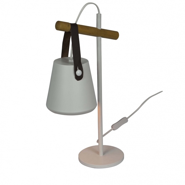 Abajour Vellar 696 1 Branco 14x24x14 1 Lampada Soquete E27 Spotline Leroy Merlin