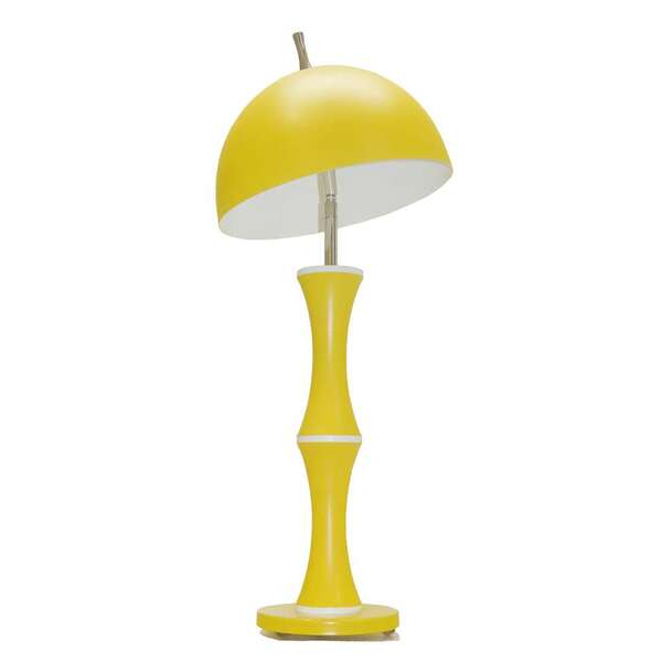 Abajur 7645 Amarelo Para 1 Lâmpada Halopin