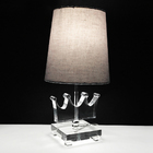 Abajur Acrílico Coroa Bebê Infantil