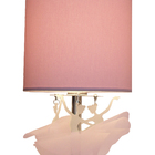 Abajur Bailarinas - 3 Pingentes 20x40 Cor: Rosa