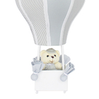 Abajur Balãozinho Cintura Urso Cinza Bebê Infantil