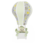 Abajur Balãozinho Cintura Urso Safári Verde Bebê Infantil