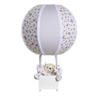 Abajur Balãozinho Ursa Lilás Bebê Infantil