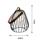 Abajur Bella Lamp Ø18cm X 22cm Ml001b