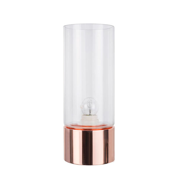 Abajur Bella Moa Em Metal E Concreto Cobre Ø12cm X 31 5cm Ci0