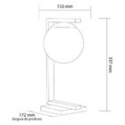 Abajur Bivolt Havana Startec Preto