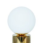 Abajur Bivolt Oy Lumiere Dourado/branco