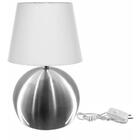 Abajur Bola  Cromado Cupula Branca 3031