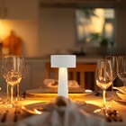 Abajur Branco 3 em 1 Metal e Plástico Taschibra