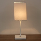 Abajur Branco Madeira Perinteinen BM Lamps