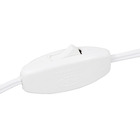 Abajur Branco Tecido Bolinha Espaço Luz