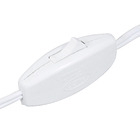 Abajur Branco Tecido Espaço Luz