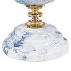 Abajur Branco Tecido Espaço Luz