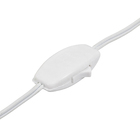 Abajur Branco Tecido Espaço Luz