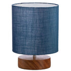 Abajur Bueno Linho Azul