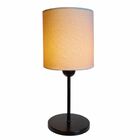 Abajur Cabeceira Para Quarto Cilíndrico Vivare Md-2010 Cúpula