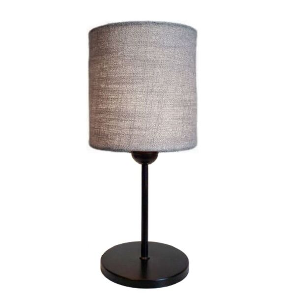 Abajur Cabeceira Para Quarto Cilíndrico Vivare Md-2010 Cúpula